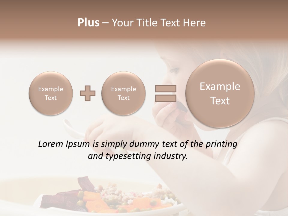 Dinner Rational Vegetarian PowerPoint Template