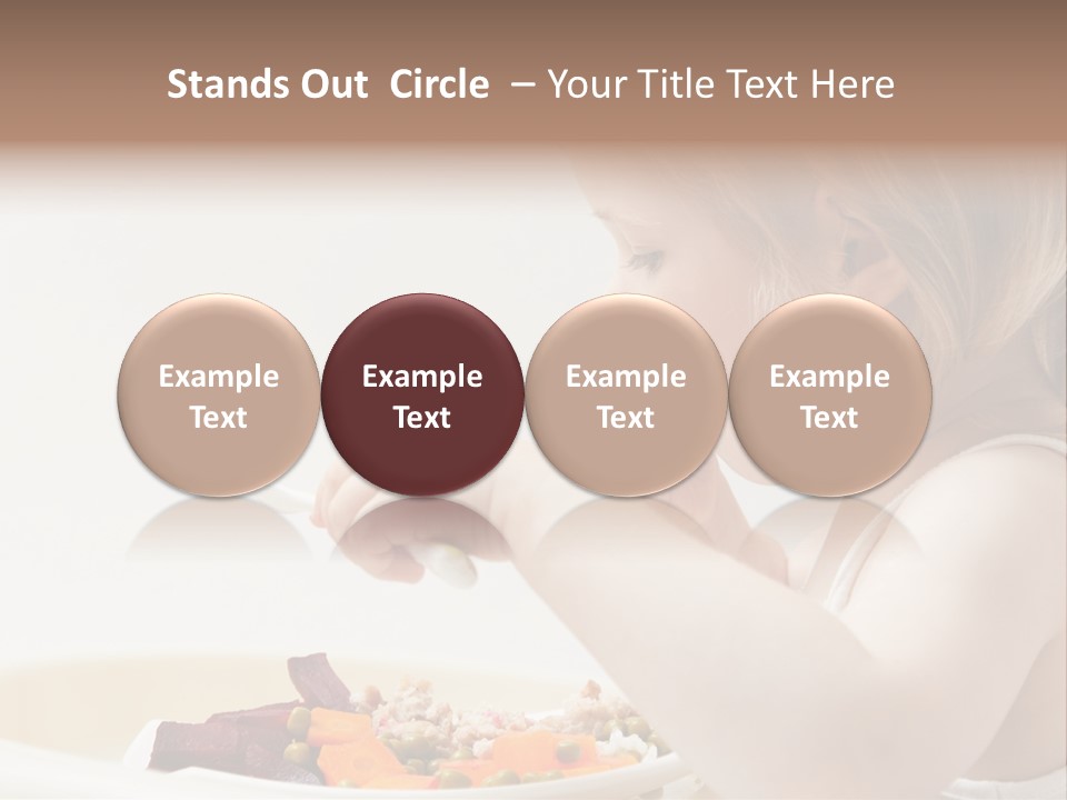 Dinner Rational Vegetarian PowerPoint Template