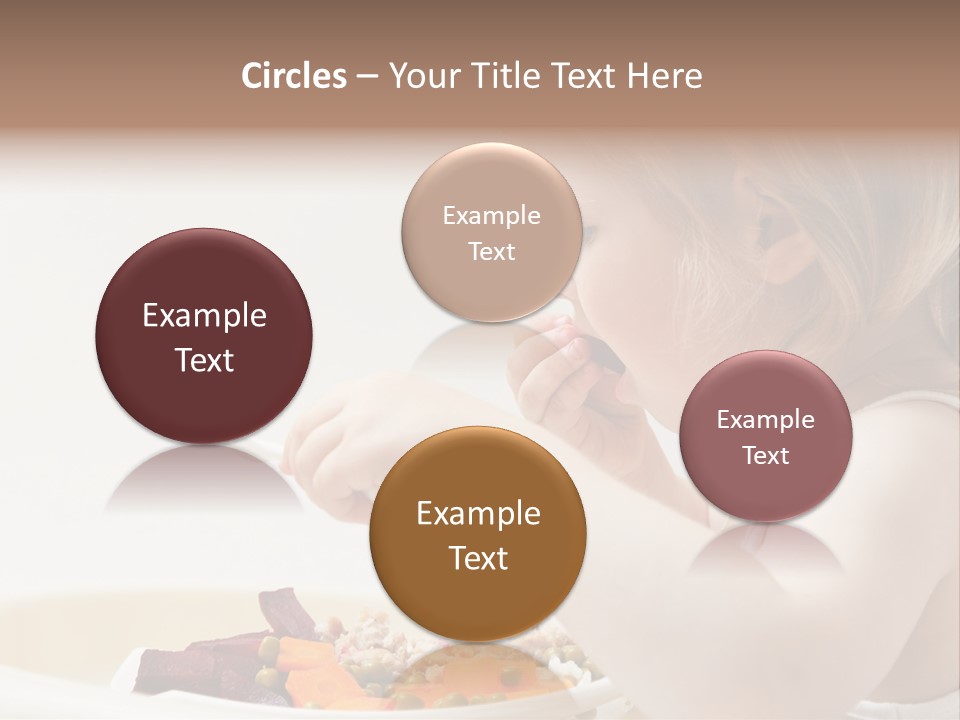 Dinner Rational Vegetarian PowerPoint Template