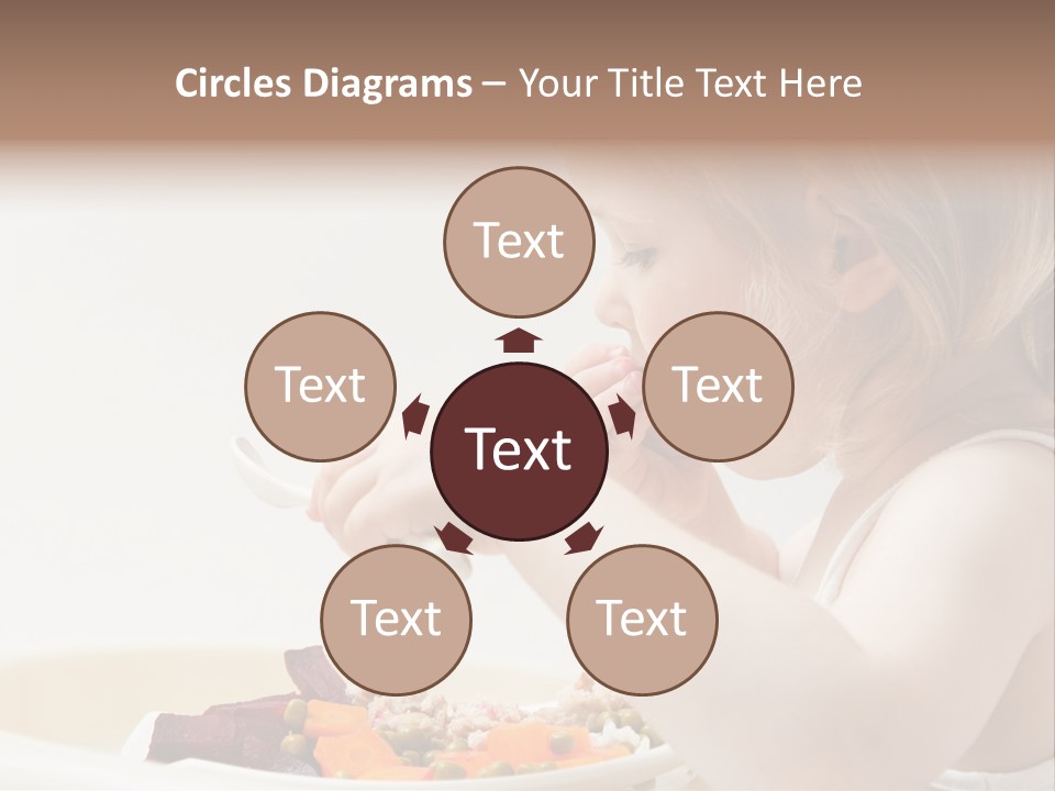 Dinner Rational Vegetarian PowerPoint Template