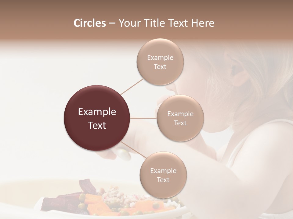 Dinner Rational Vegetarian PowerPoint Template