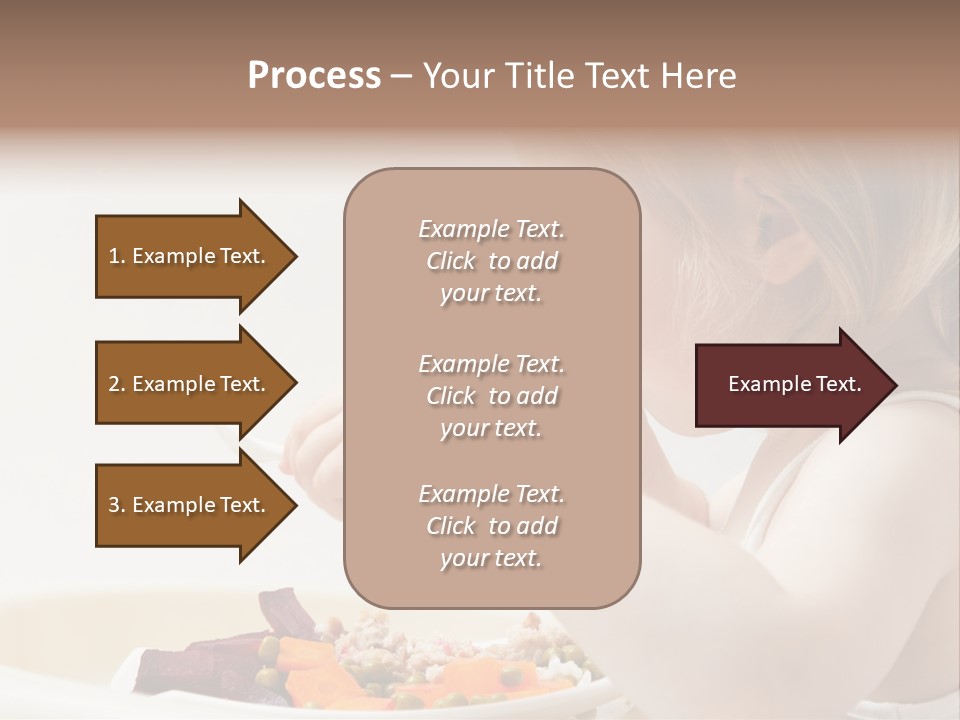 Dinner Rational Vegetarian PowerPoint Template