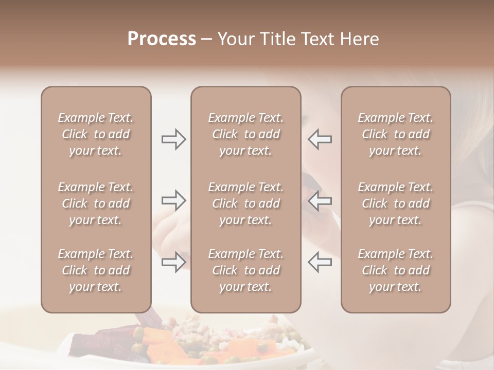 Dinner Rational Vegetarian PowerPoint Template