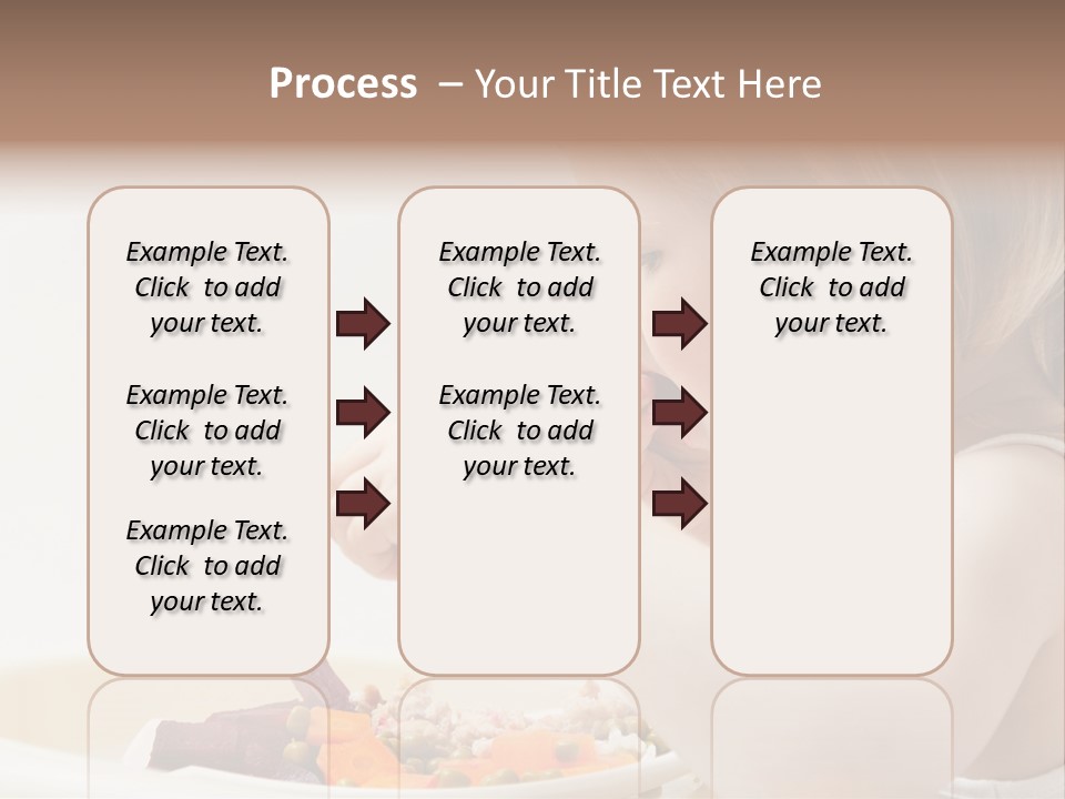 Dinner Rational Vegetarian PowerPoint Template