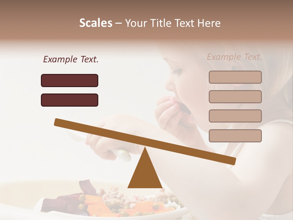 Dinner Rational Vegetarian PowerPoint Template