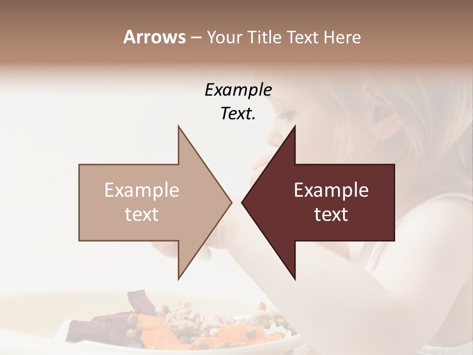 Dinner Rational Vegetarian PowerPoint Template