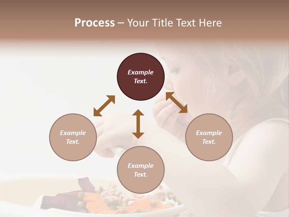 Dinner Rational Vegetarian PowerPoint Template