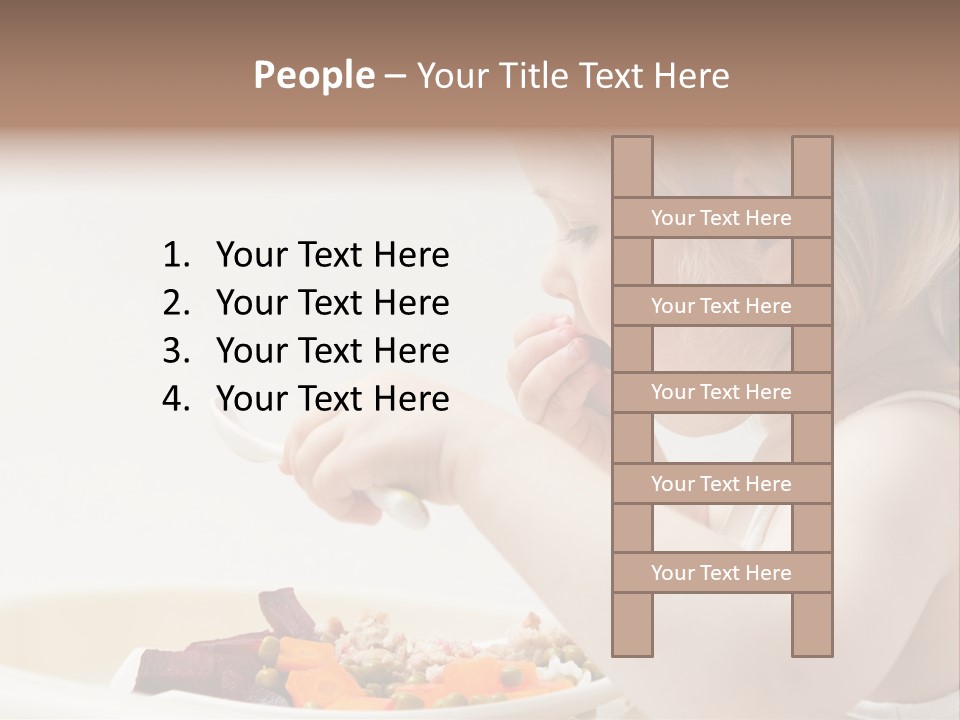 Dinner Rational Vegetarian PowerPoint Template
