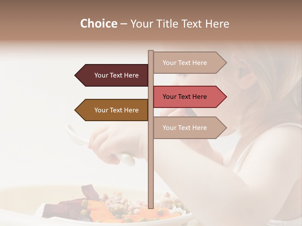 Dinner Rational Vegetarian PowerPoint Template