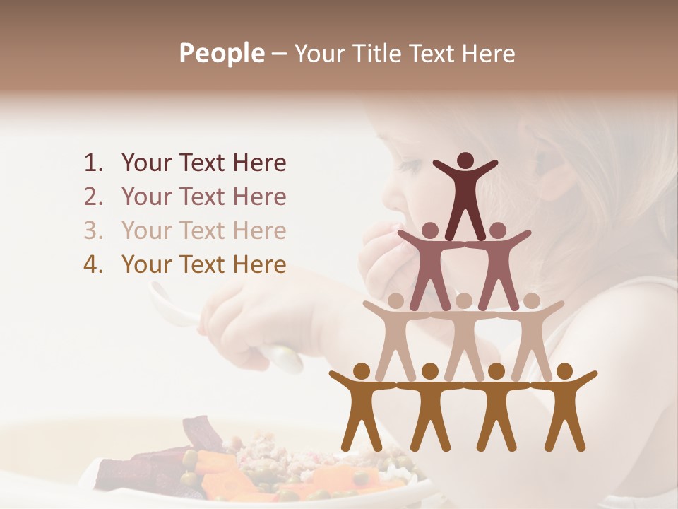 Dinner Rational Vegetarian PowerPoint Template