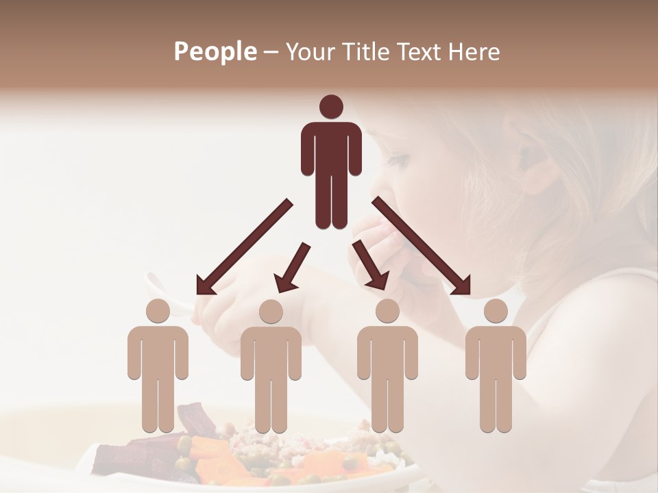 Dinner Rational Vegetarian PowerPoint Template