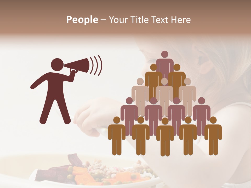 Dinner Rational Vegetarian PowerPoint Template