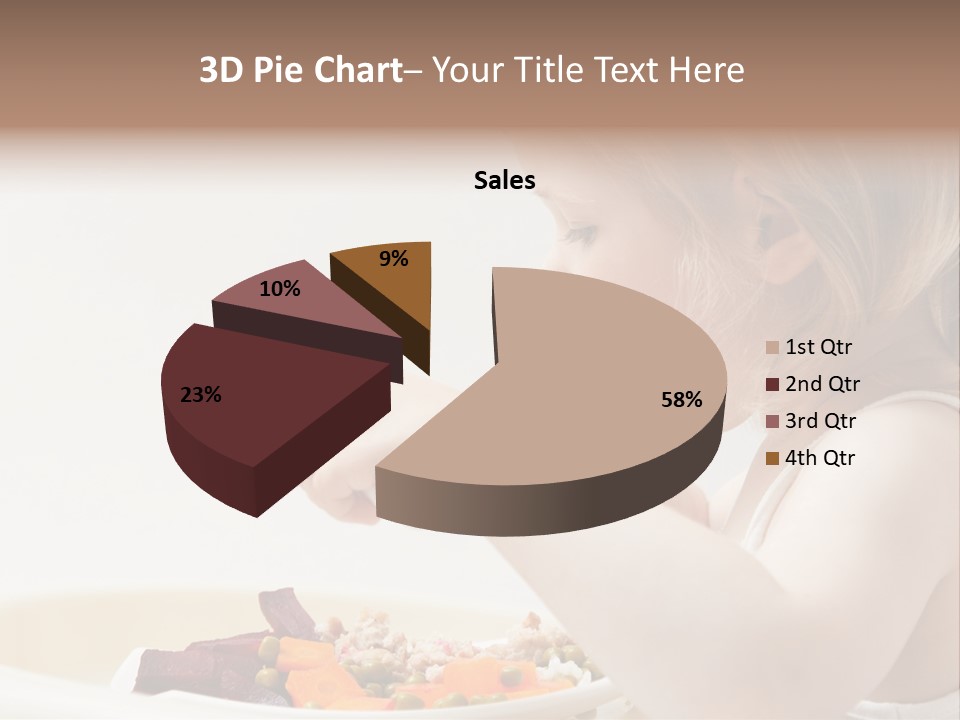 Dinner Rational Vegetarian PowerPoint Template