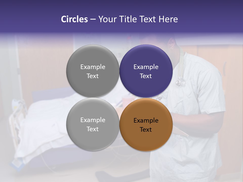 Health Happy American PowerPoint Template