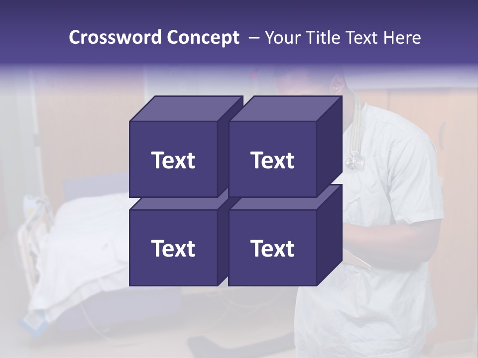 Health Happy American PowerPoint Template