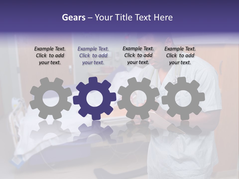 Health Happy American PowerPoint Template