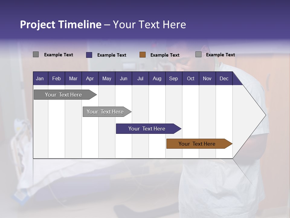 Health Happy American PowerPoint Template