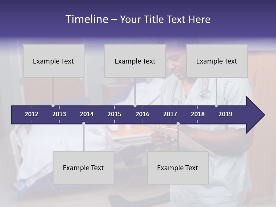 Health Happy American PowerPoint Template