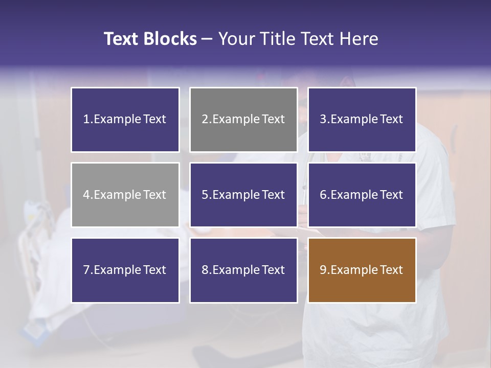 Health Happy American PowerPoint Template