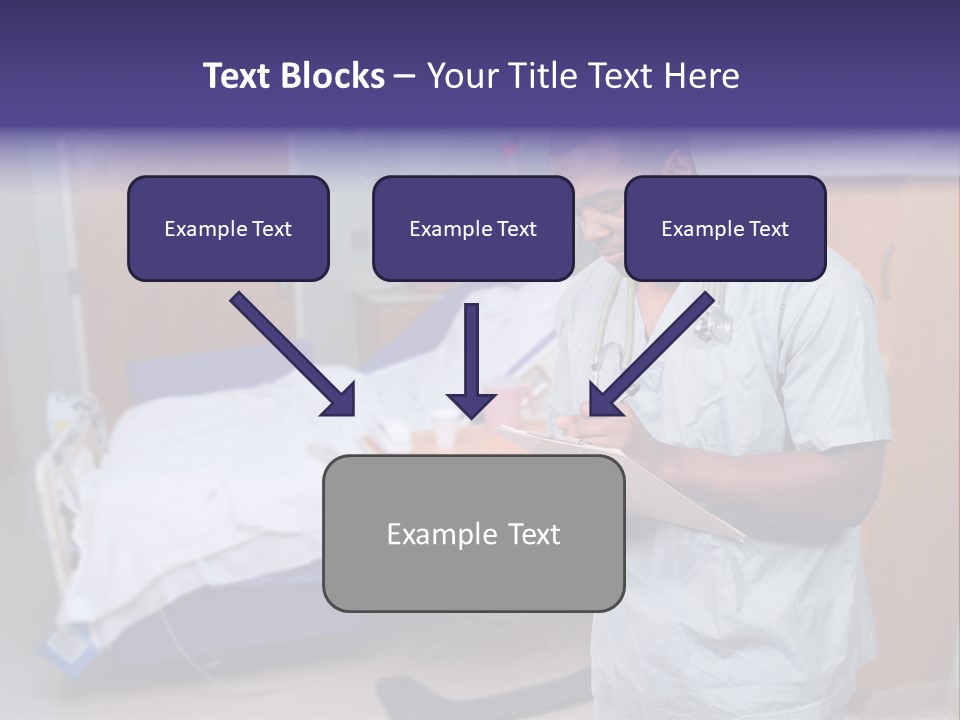 Health Happy American PowerPoint Template