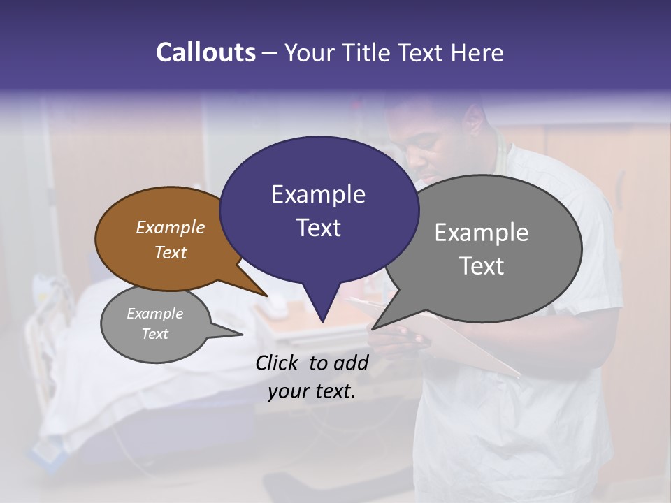 Health Happy American PowerPoint Template