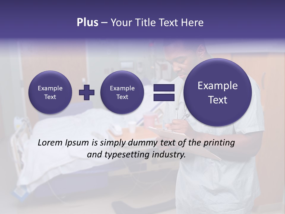 Health Happy American PowerPoint Template