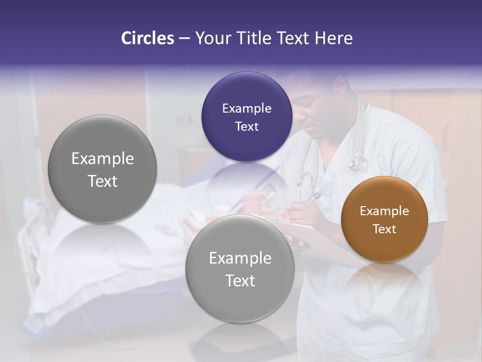 Health Happy American PowerPoint Template