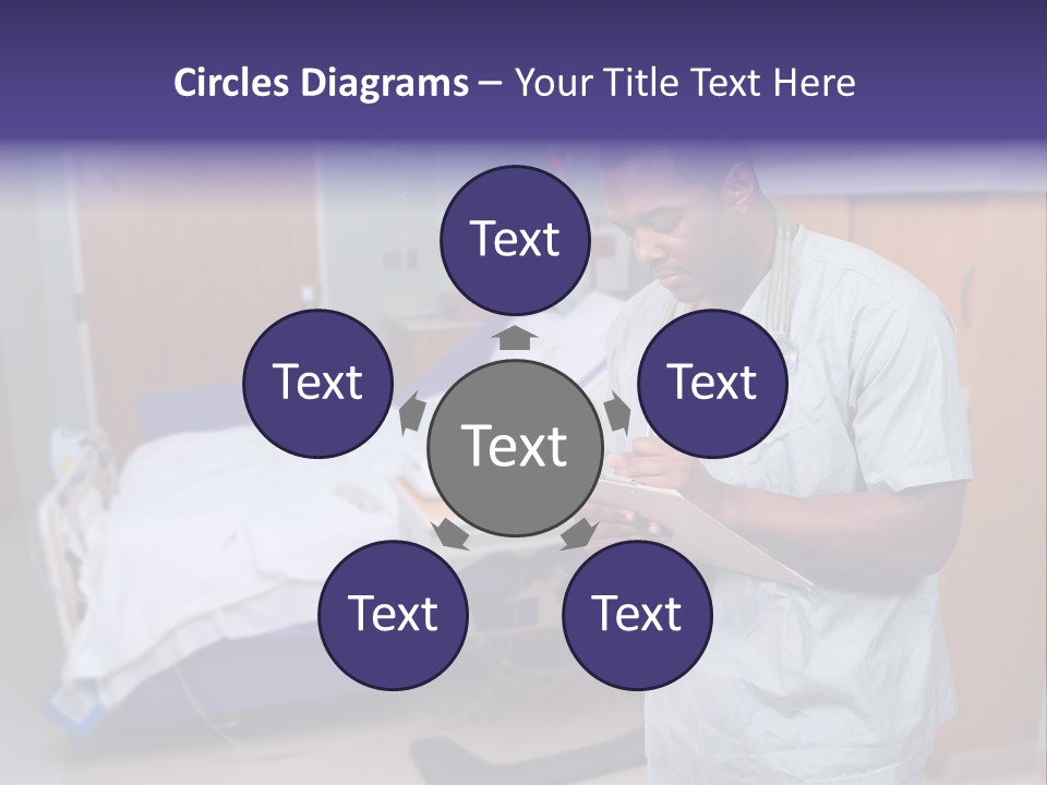 Health Happy American PowerPoint Template