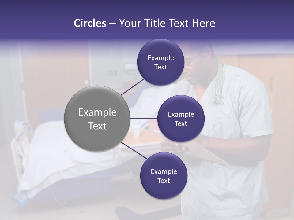 Health Happy American PowerPoint Template