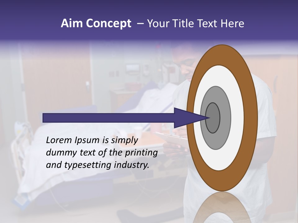 Health Happy American PowerPoint Template