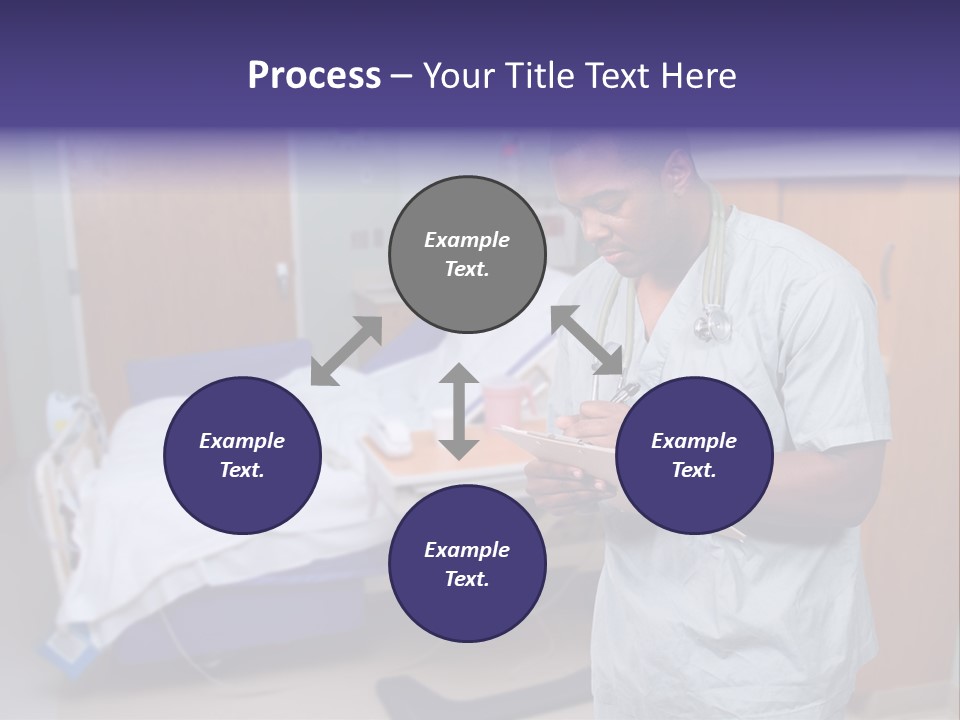 Health Happy American PowerPoint Template