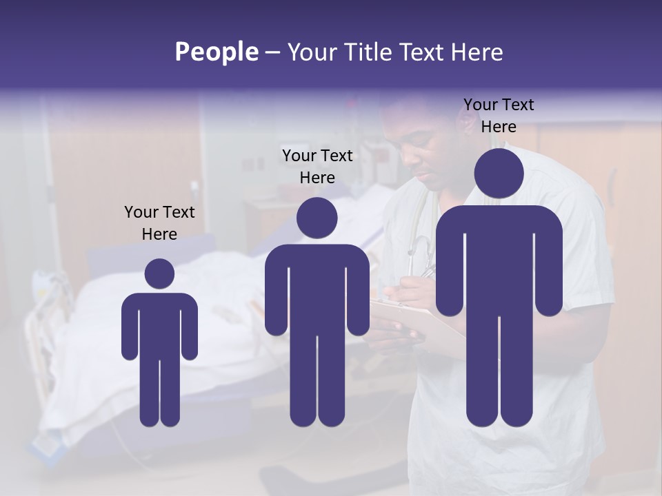 Health Happy American PowerPoint Template