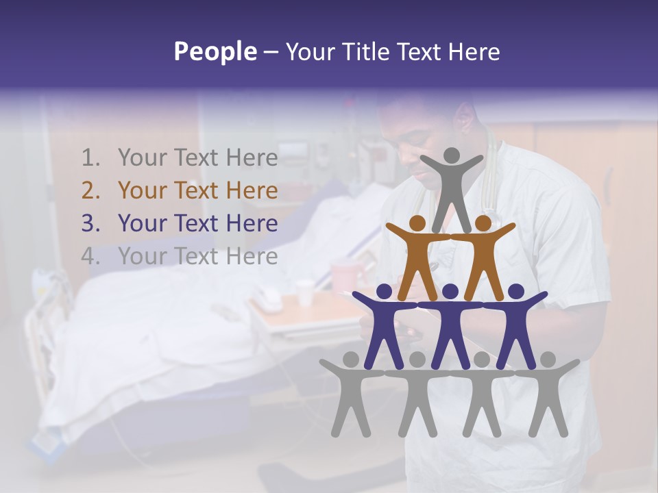 Health Happy American PowerPoint Template