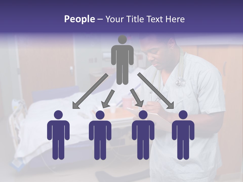 Health Happy American PowerPoint Template