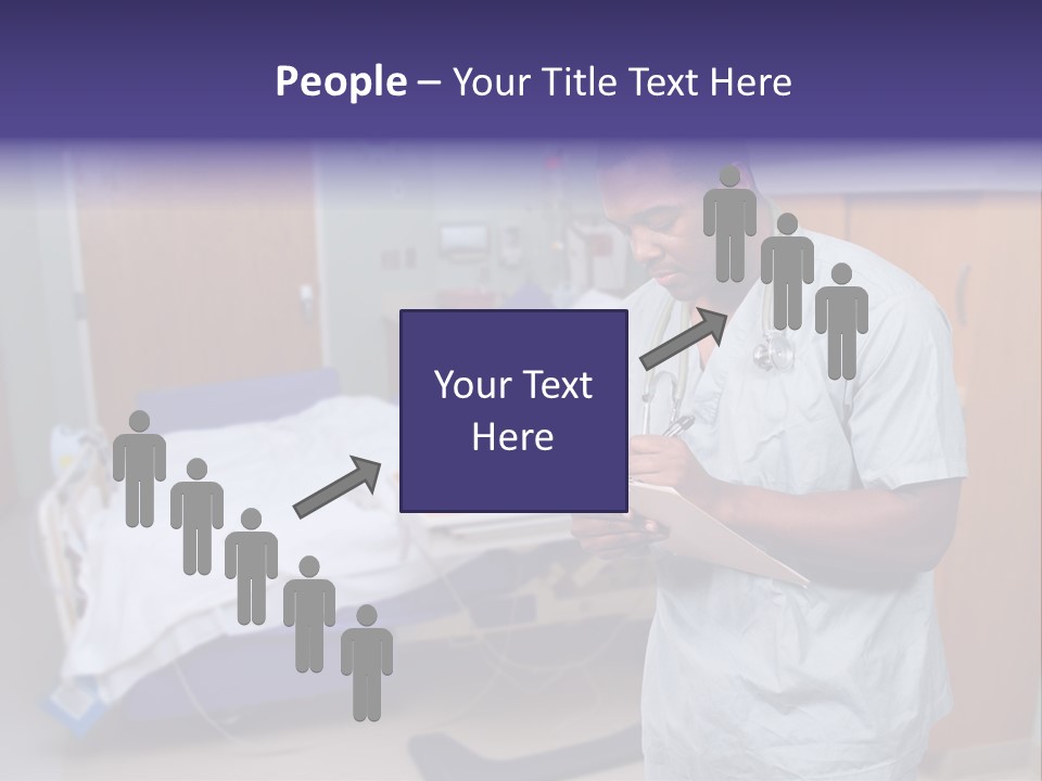 Health Happy American PowerPoint Template