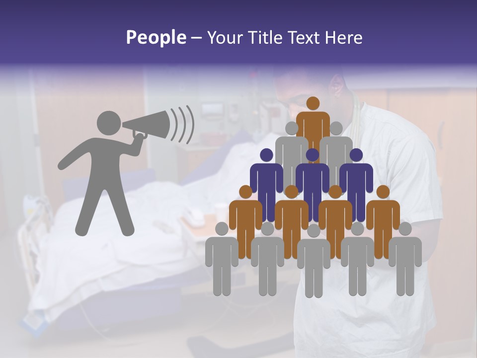 Health Happy American PowerPoint Template