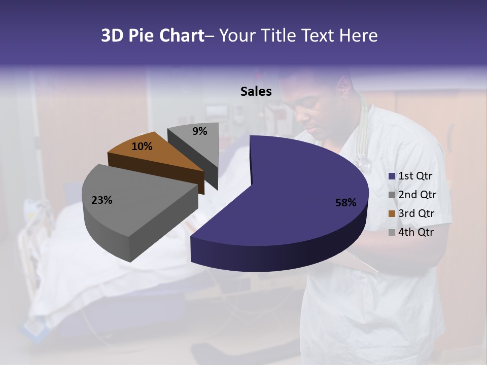 Health Happy American PowerPoint Template