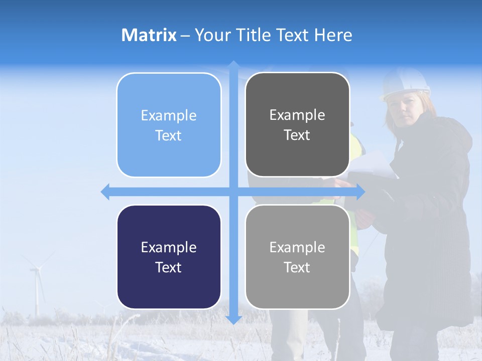 Manager Expert Blue PowerPoint Template