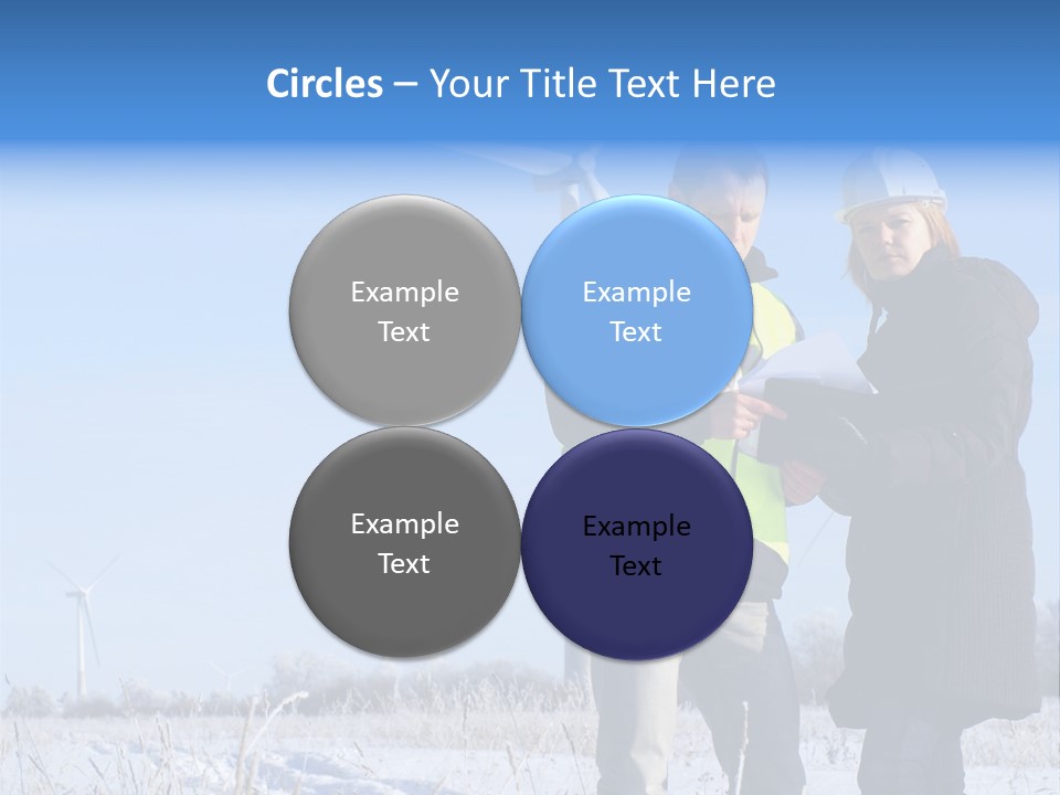 Manager Expert Blue PowerPoint Template