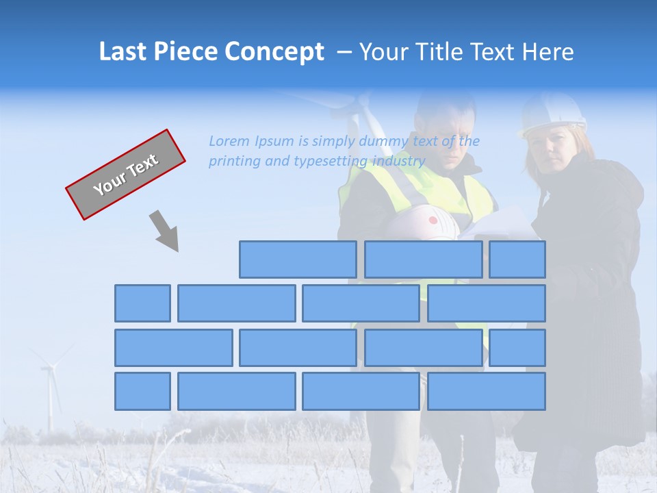 Manager Expert Blue PowerPoint Template