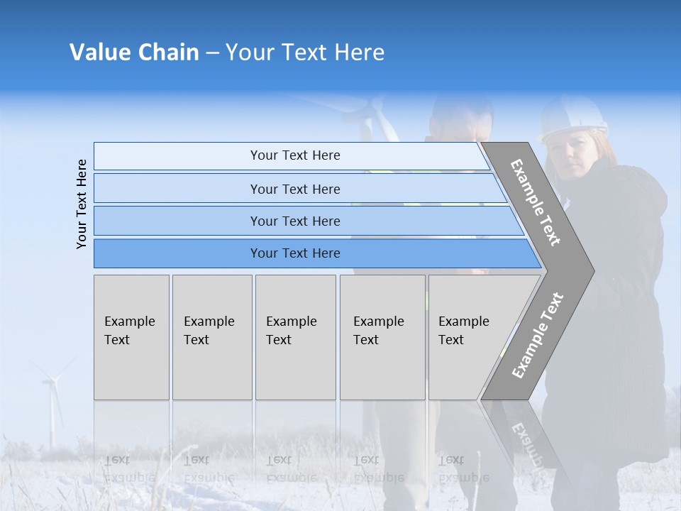 Manager Expert Blue PowerPoint Template