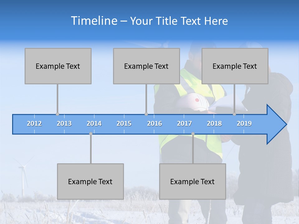 Manager Expert Blue PowerPoint Template