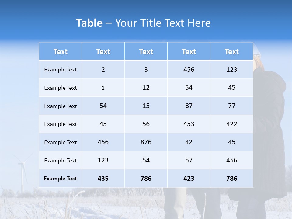 Manager Expert Blue PowerPoint Template