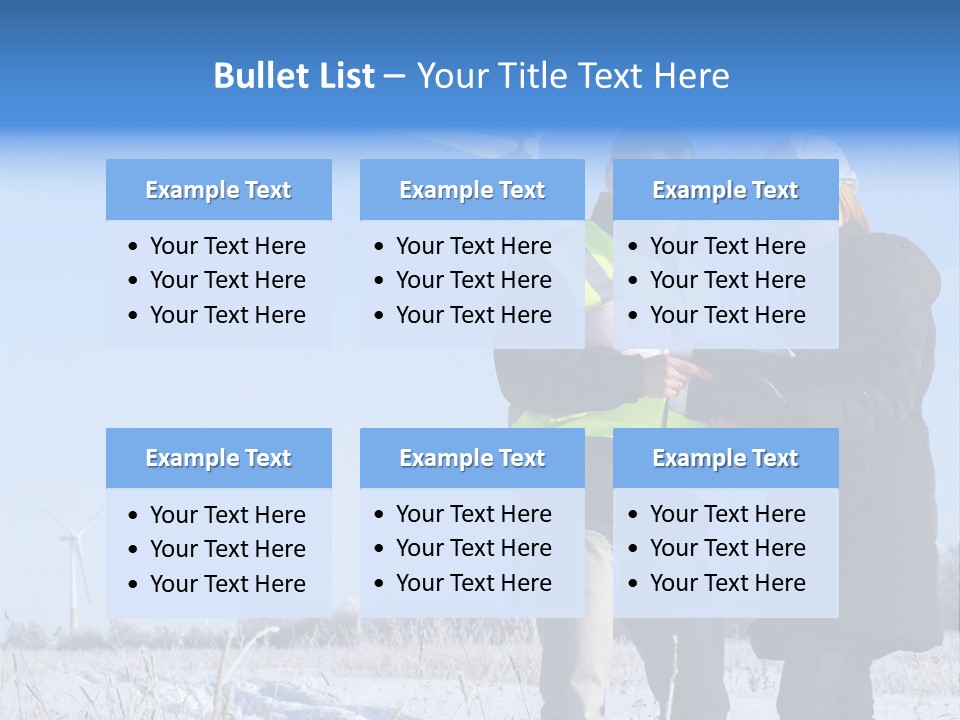 Manager Expert Blue PowerPoint Template