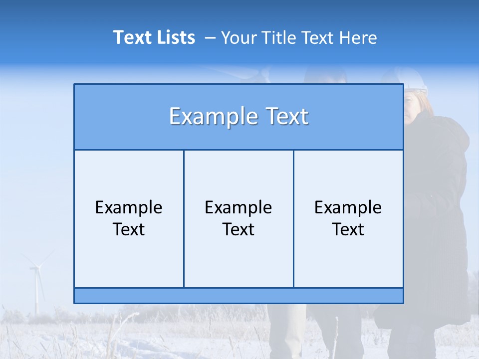 Manager Expert Blue PowerPoint Template