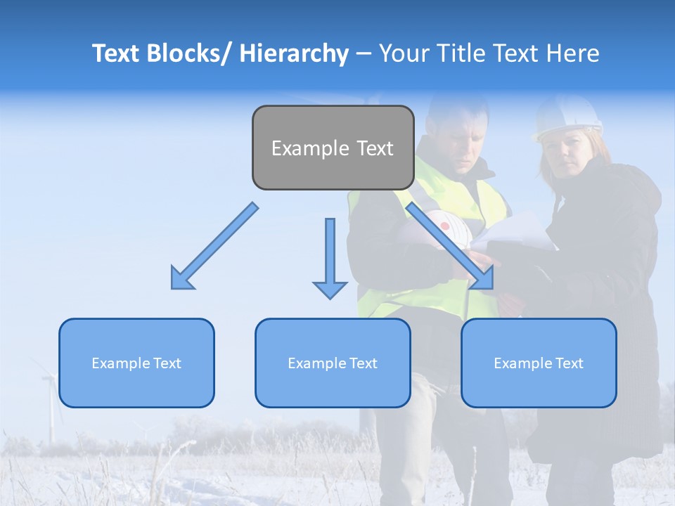 Manager Expert Blue PowerPoint Template