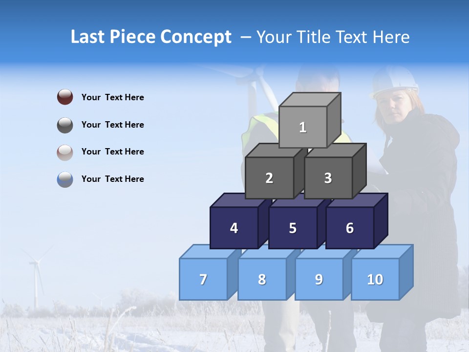 Manager Expert Blue PowerPoint Template