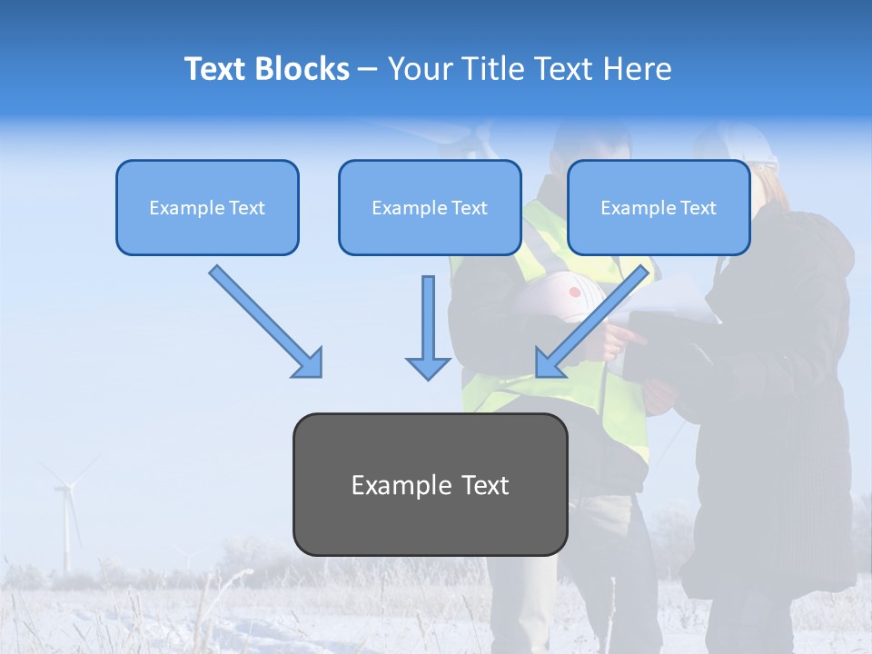 Manager Expert Blue PowerPoint Template