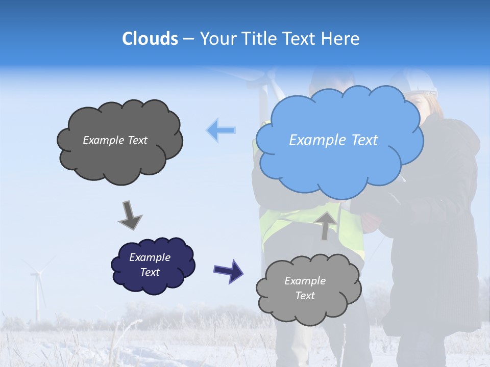 Manager Expert Blue PowerPoint Template