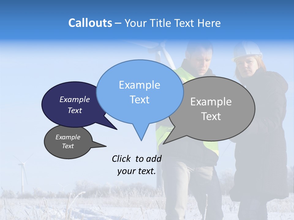 Manager Expert Blue PowerPoint Template